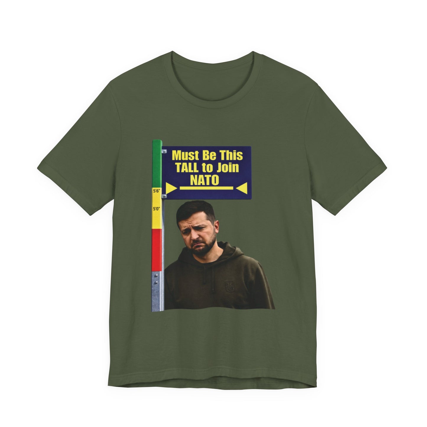 "Must Be This Tall to Join NATO" Graphic T‑Shirt