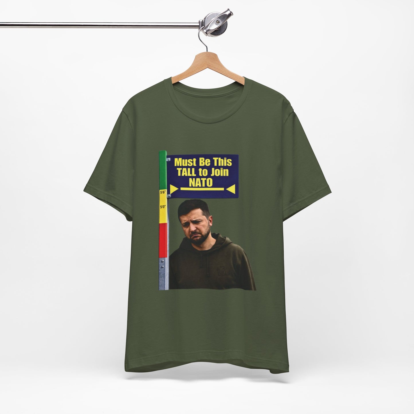 "Must Be This Tall to Join NATO" Graphic T‑Shirt