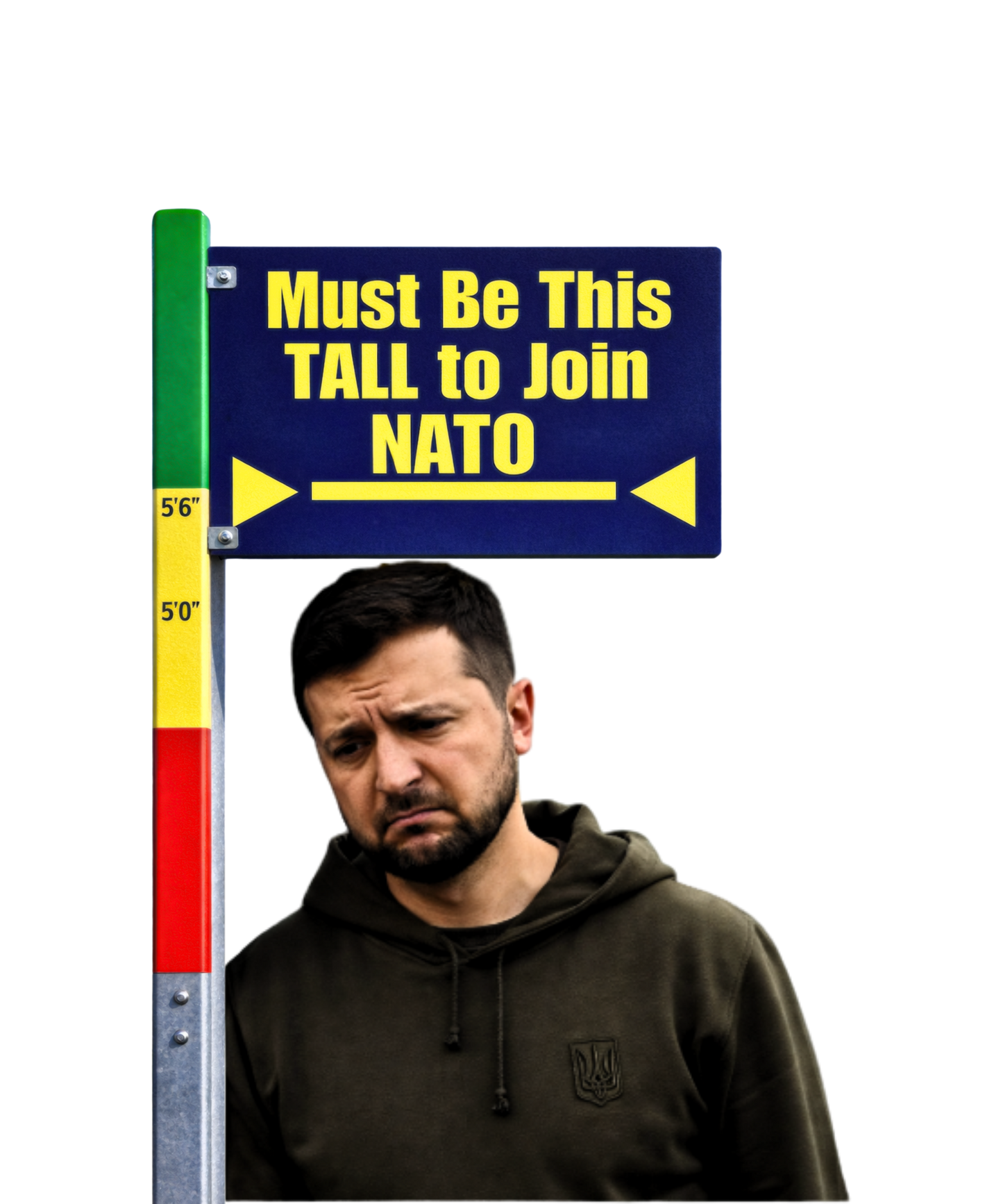 "Must Be This Tall to Join NATO" Graphic T‑Shirt